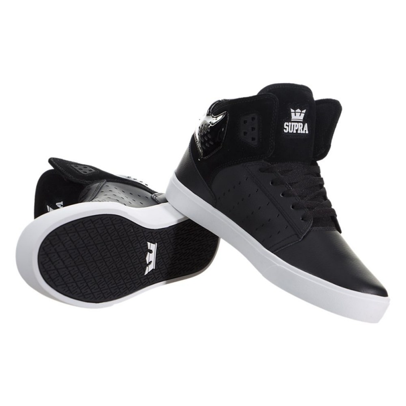 Skate Topanky Supra Atom Čierne | IEGLC4612